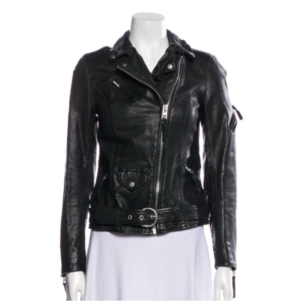 AllSaints Leather Biker Jacket